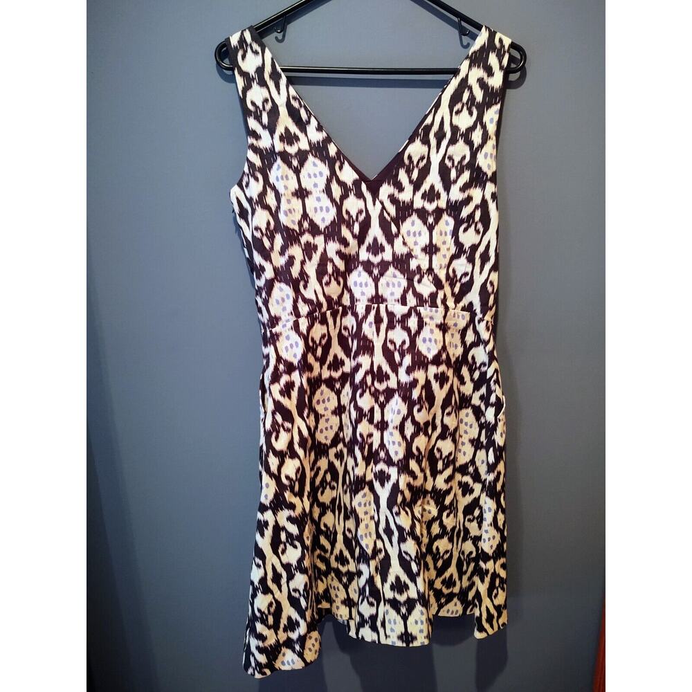 Gap Size 4 Blue and White Linen Dress